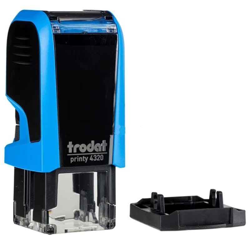 卓达4320回墨印 自动出油翻斗印20X20MM人名章二维码正方形图案章