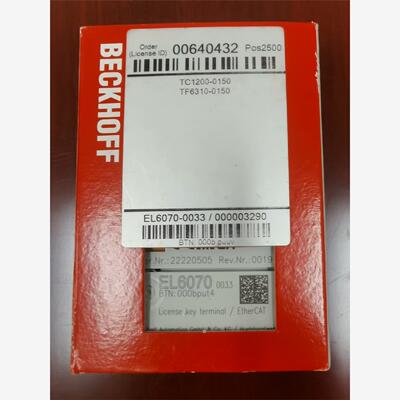 BECKHOFFEL6070-33全新