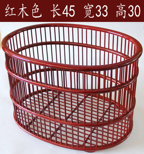 蛋形毛巾筐酒店宾馆布草筐收纳筐竹编手工艺收纳篮布草框脏衣篮