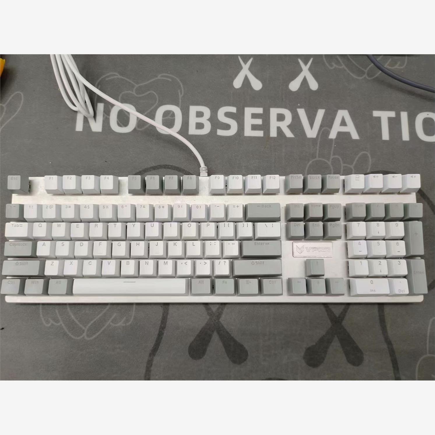 雷柏v700rgb合金幻彩版108键二械键盘-议价商品