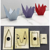 手工皮革工具手工皮革刀模皮革下料 皮鹤刀模C69 千纸鹤刀模