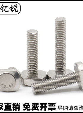 M5M6M8M10M12 304不锈钢T形螺丝GB37槽用T型螺栓*x20x25x30x35x40