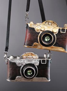 复古怀旧老式照相机模型摆件创意咖啡厅酒吧家居装饰品拍摄影道具