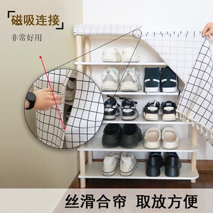 鞋架防尘盖布魔术贴简易