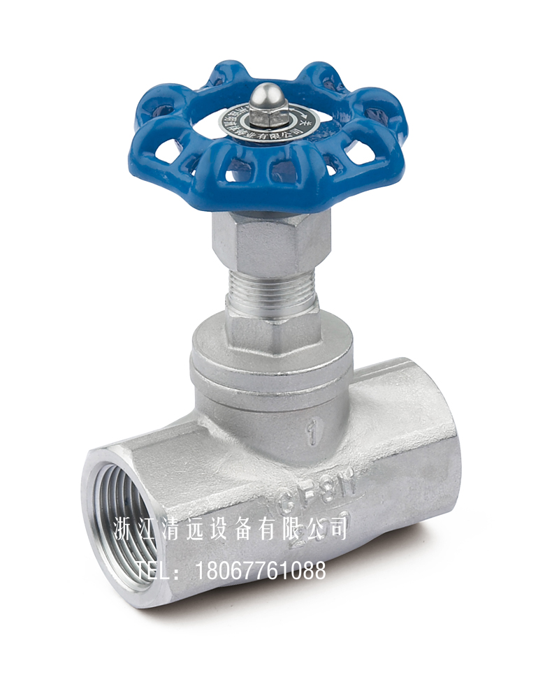 不锈钢型截止阀分丝扣螺