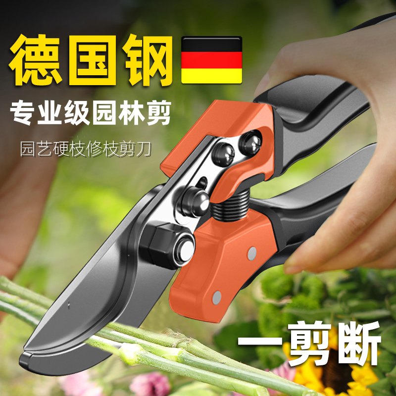 德国品质园艺剪树枝专用剪刀SK5修枝剪园林果树修花粗枝省力剪子