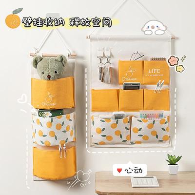 护士更衣柜收纳神器门口袋挂袋墙挂式布艺大容量可爱浴室挂袋