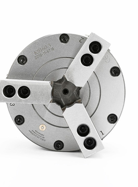 新款倍得福中实三爪气动卡盘全套KS110/130/160/200/250数控现货