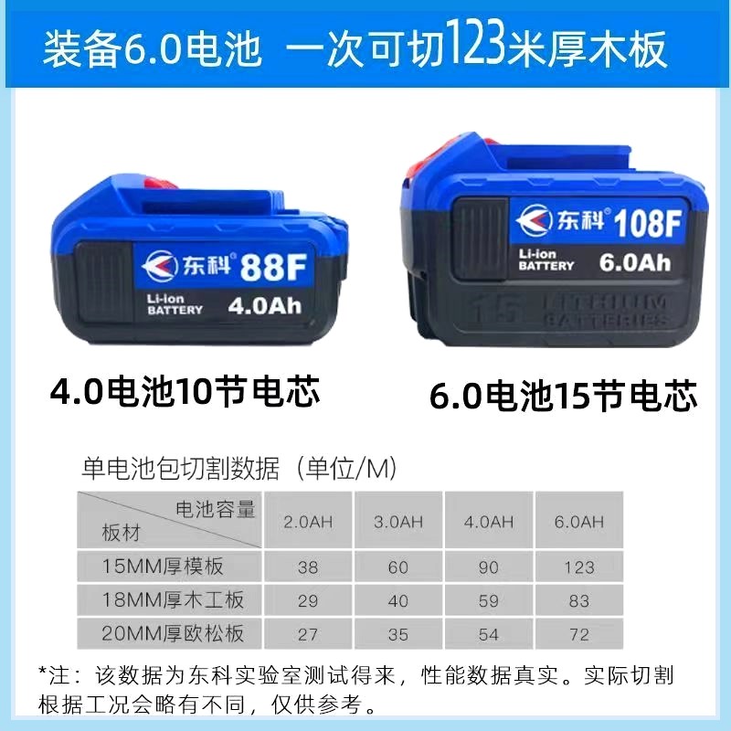 东科无刷锂电圆锯寸木工