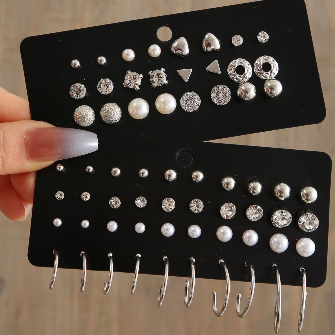 简约女式耳圈earringsFo