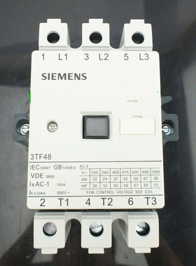询价原装正品 西门子交流接触器 3TF48 22-0XM0 OXQO 220V 380V 1