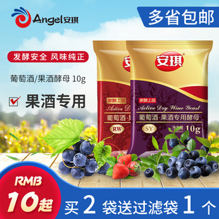 安琪RW葡萄酒酵母菌SY水果酒酿酒发酵粉洋葱泡酒红酒曲子多省包邮