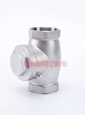 304不锈钢卧式止回阀 H14W旋启式止回阀1寸304不锈钢止回阀4分6分