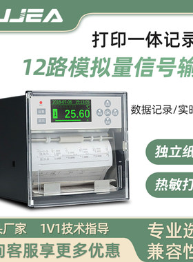 有纸记录仪工业级温度压力流量热处理走纸式多路曲线打印记录仪