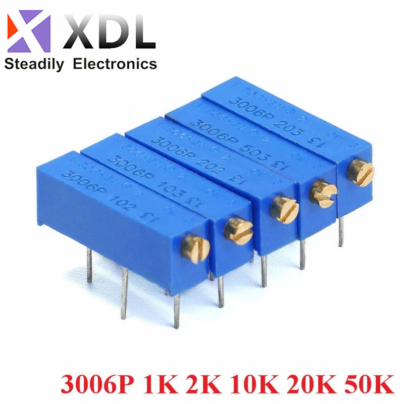 3006P 精密多圈可调电位器 1K2K5K10K20K50K100K200K500K 103/104
