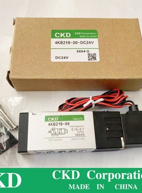 现货CKD电磁换向阀4KB219-00-D24板式安装质保一年/AC220V DC24V