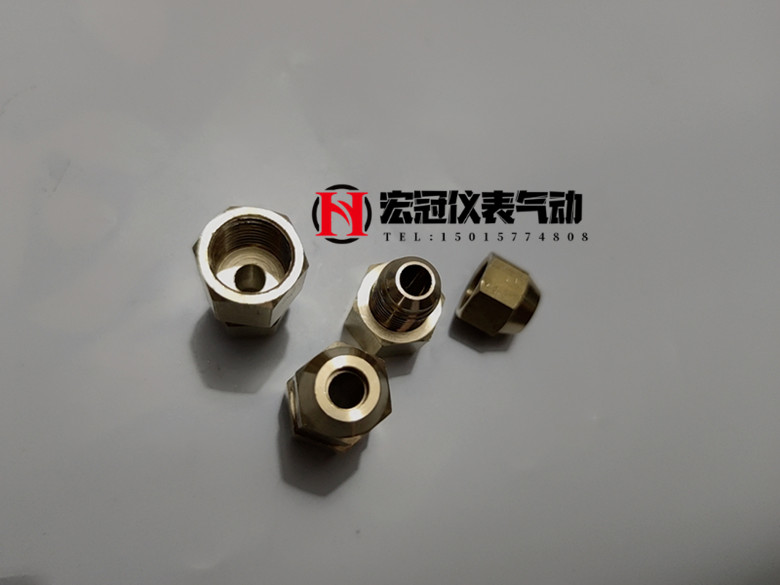 压力表内牙索母铜管扩口