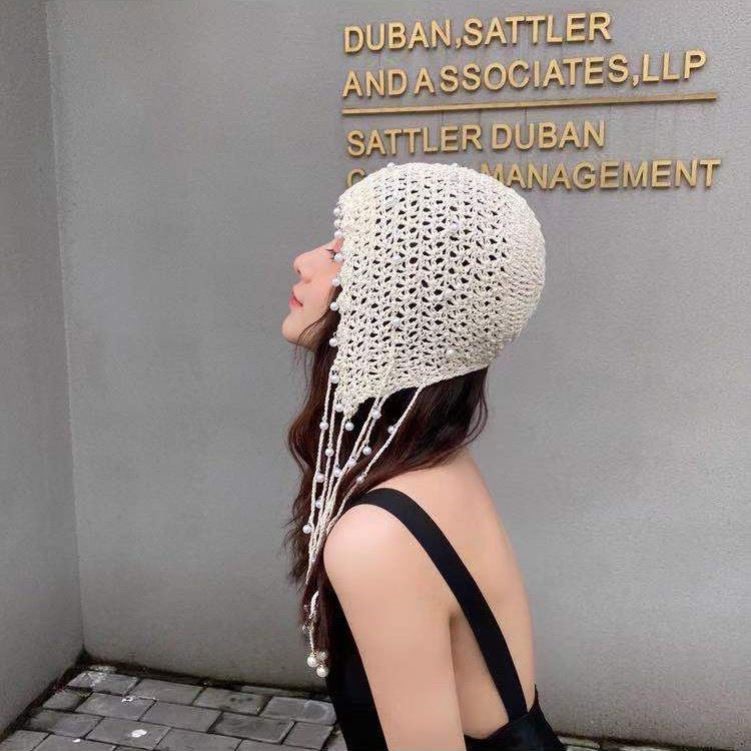 回族头巾镂空帽子民风女