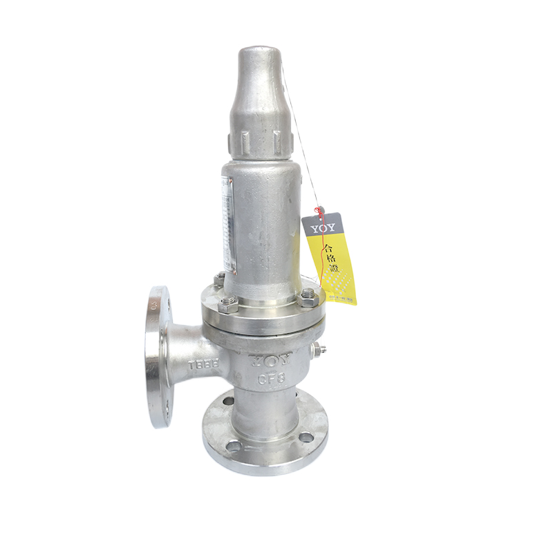 YOY永一阀门A41Y/H/W-16P耐酸碱不锈钢法兰弹簧微启封闭式安全阀