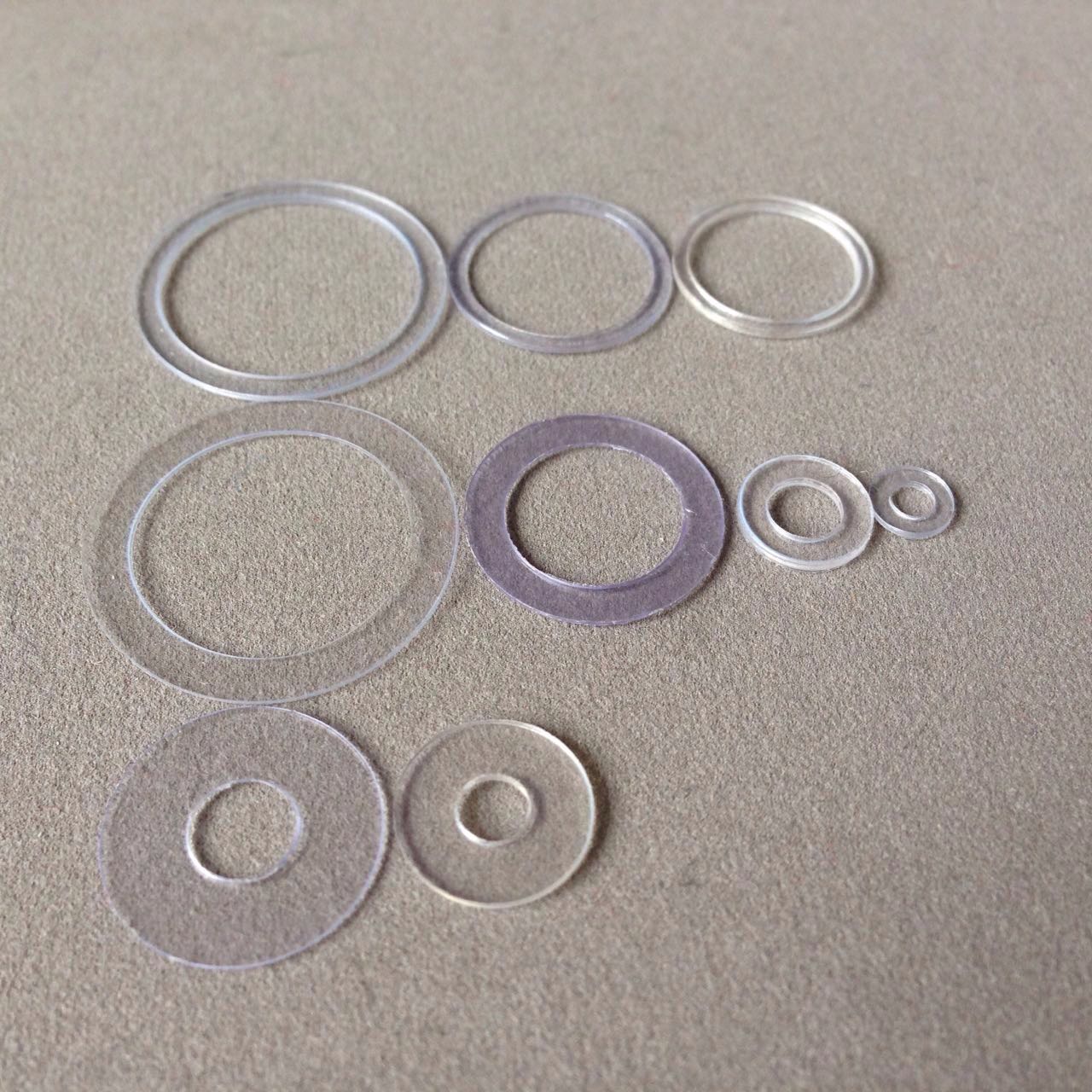 耐高温透明螺丝超薄平垫