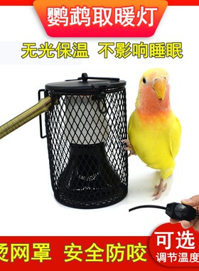 鹦鹉取暖灯幼鸟用保暖灯陶瓷灯罩加热器玄风窝冬季用品鹦鹉笼取暖