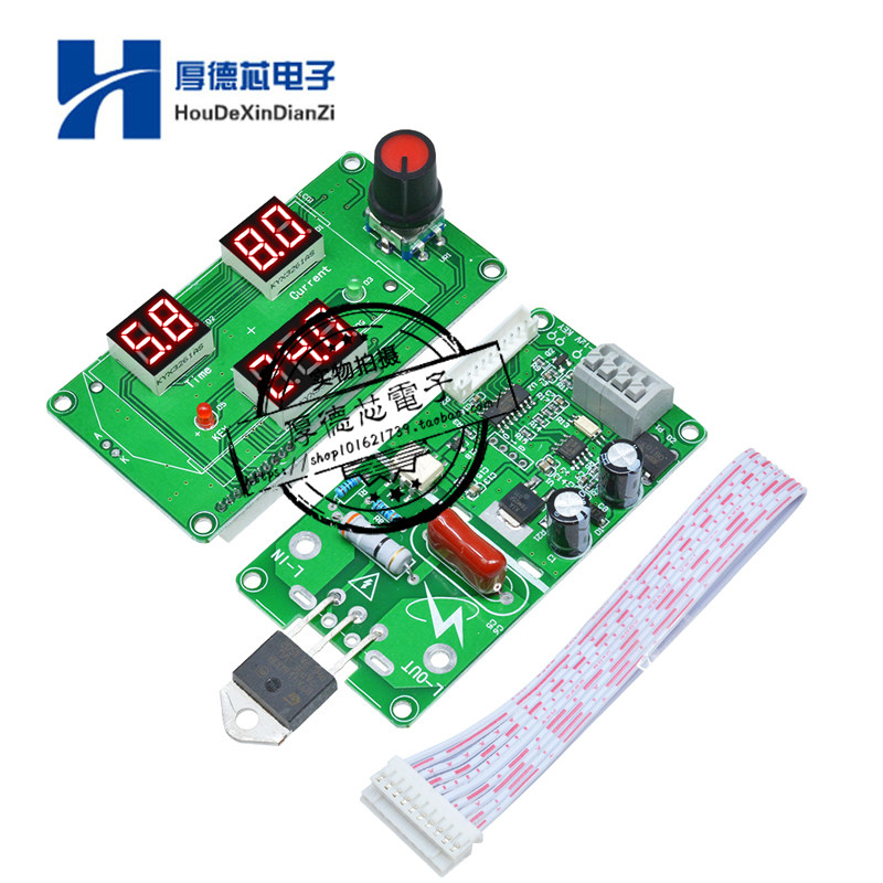 精密单脉冲编辑器点焊机控制模块40A/100A电流时间控制板数字显示