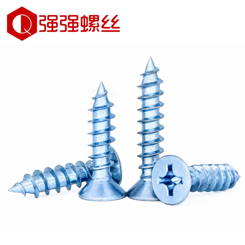 加硬高强度镀蓝白锌十字