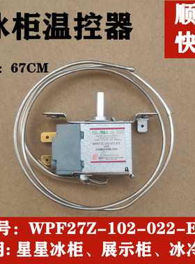 适用星星冰箱冰柜展示柜冷柜温控器 WPF27Z-102-022-EX传感器开关