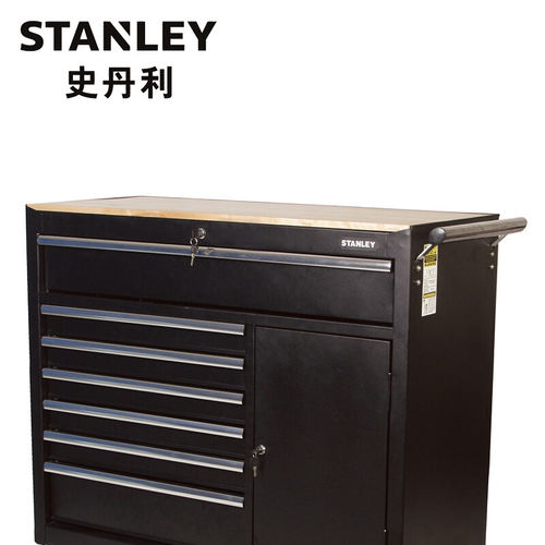 美国史丹利9抽屉工具车 防锈防盗 承重力强 94-193-23