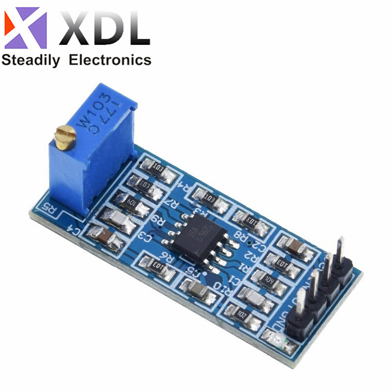 LM358 100倍增益 信号放大模块 运算放大器模块