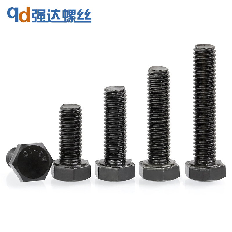 黑色不锈钢全牙外六角螺