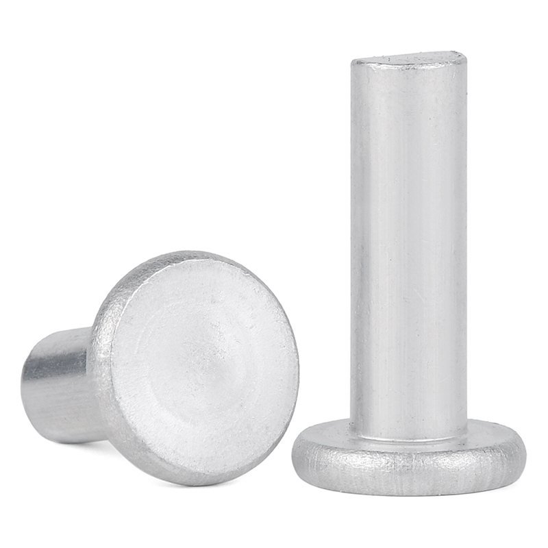 铝平头铆钉实心敲击式帽