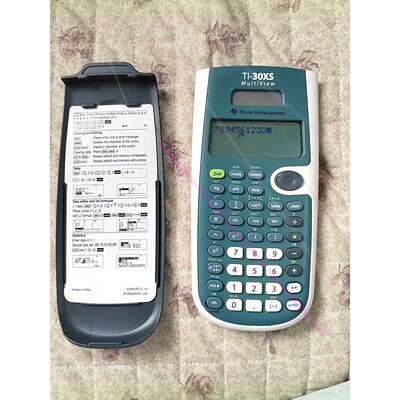 询价出个 TI-30XS MultiView 科学函数计议价
