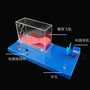 21037飞机升力原理演示器 初中物理 实验模拟飞机受力分析压强差