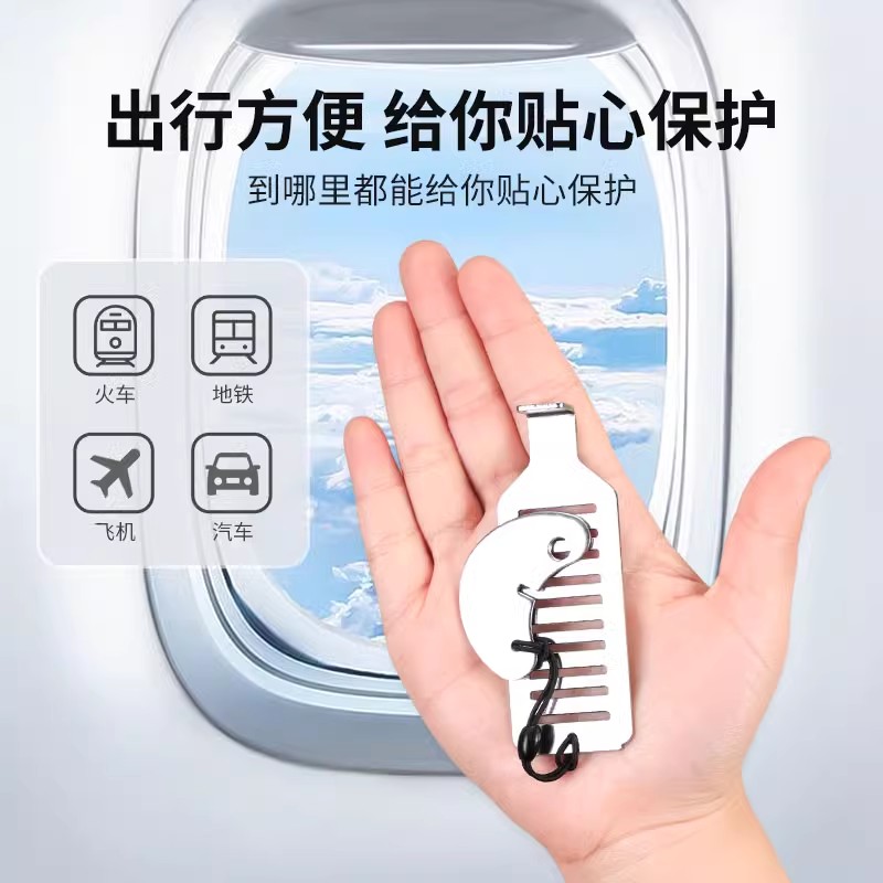 出租房公寓酒店不锈钢阻门器挡门工具方便小巧便携式家用堵门神器