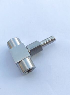 不锈钢内丝三通宝塔组合接头 中间宝塔杆外径8mm 两侧内螺纹M10x1