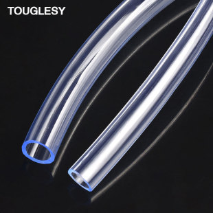 10mm 空心水管 8mm 硅胶软管 PVC增强增厚透明塑料 2.5 4.5mm