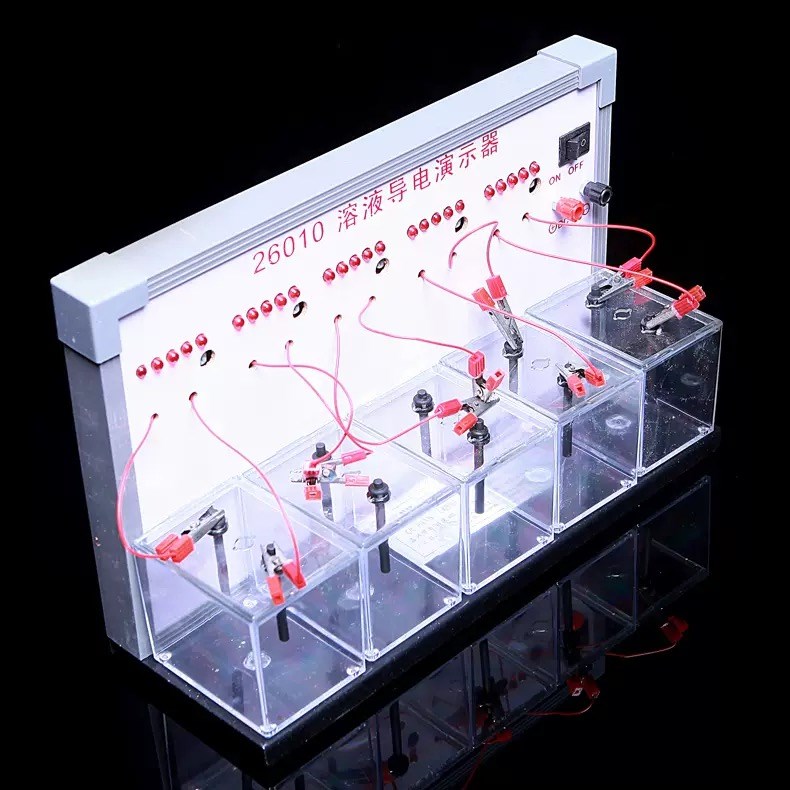 电解质溶液导性演示器中