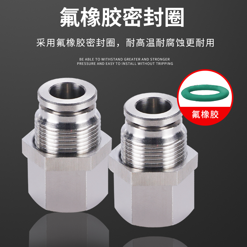 不锈钢内螺纹隔板快速接