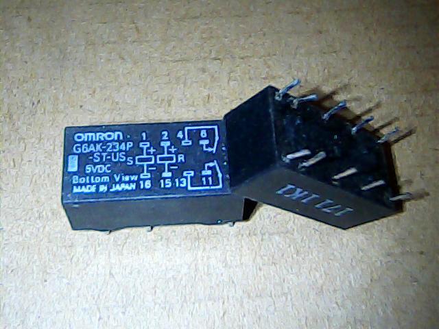 G6AK-274P-ST-US  5VDC   欧姆龙拆机继电器