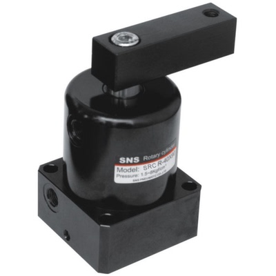询价SNS神驰气动SRC25/32/40/50/63*90-R/L旋转90度转角下压夹紧