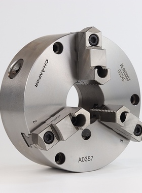 千鸿卡盘CHANFOR强力三爪手动夹头SK160200250台湾千岛合资品牌