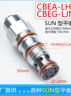 SUN型平衡阀抗衡阀CBEA CBEG LHN LJN CBA-T02-L1RN L3RN