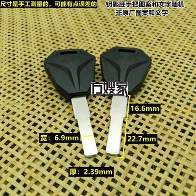 适用台翔电动车光板钥匙