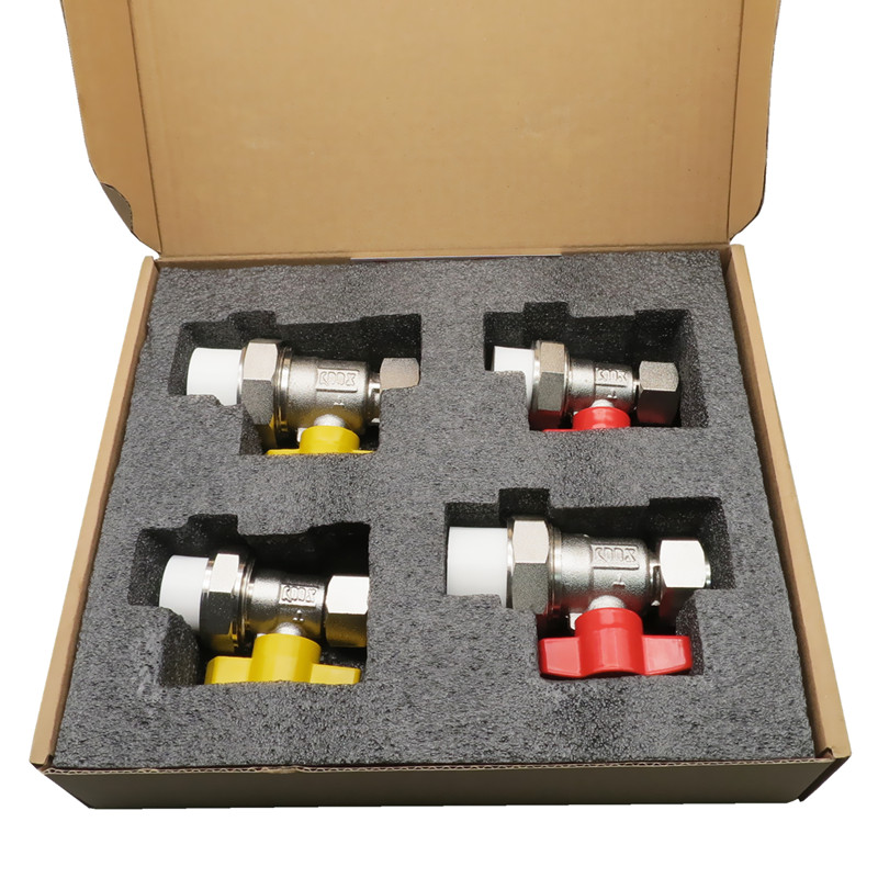 热熔内丝活接铜球阀分壁