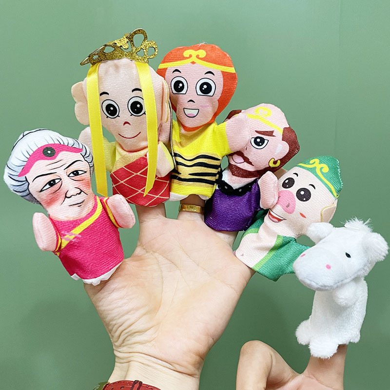西游记小指偶人物孙悟空手指偶义乌玩偶现货混批