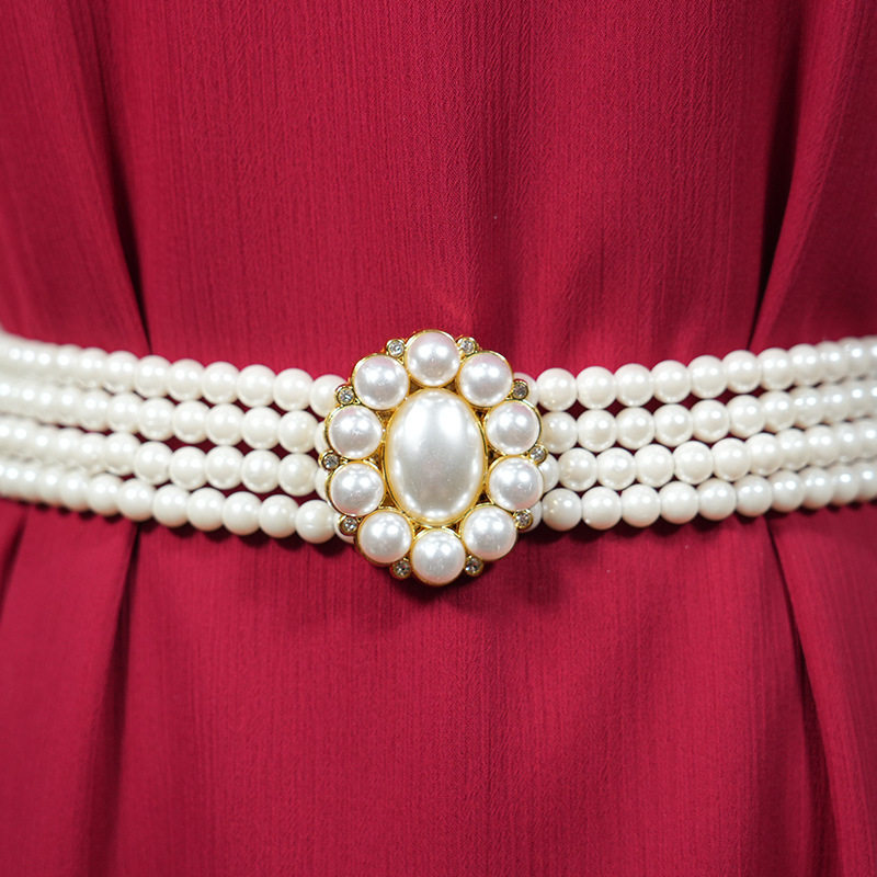 女士编织珍珠弹力腰带松紧韩版百搭水钻腰链甜美装饰宽连衣裙腰封,农用物资,可移动滴灌袋,淘宝优惠券,粉丝福利购,淘宝优惠卷