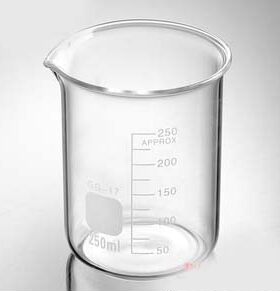 DIY 优质玻璃烧杯 250ml 耐高温 刻度杯 加厚 破碎退款不补发
