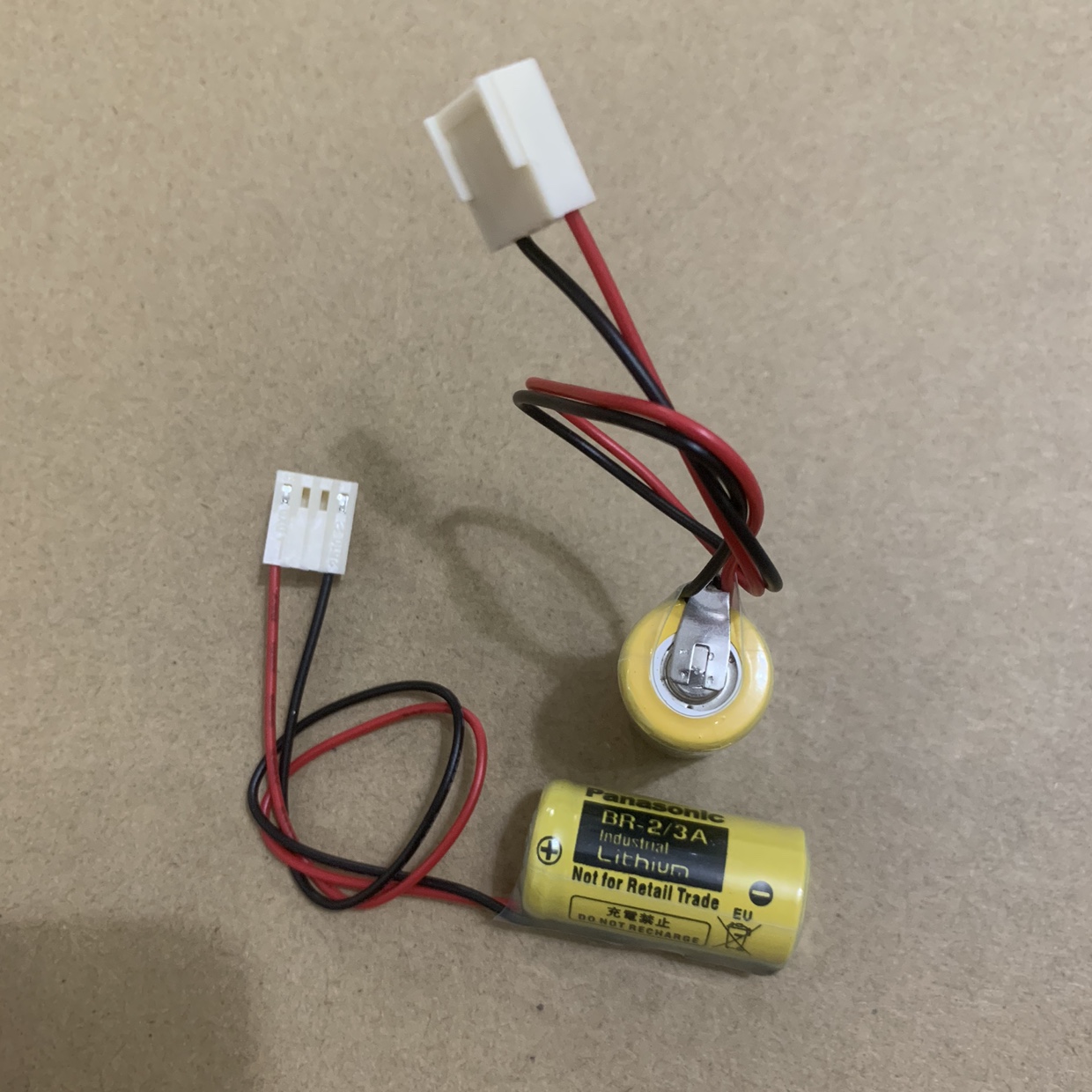 日本原厂BR-2/3A 3V BR17335 锂电池带插头