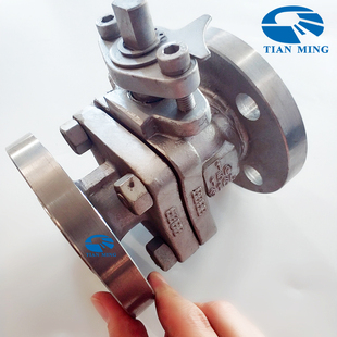 316L 法兰球阀美标硬密封手动连接浮动管道高温阀 Q41Y 150LB